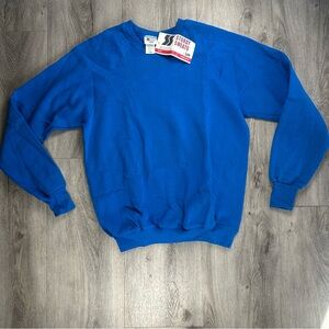 Vintage Lee Sturdy‎ Sweats Sweatshirt Mens Large Blue Crewneck Made USA 90s